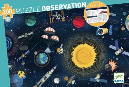 Puzzle d'observation l'espace Djeco